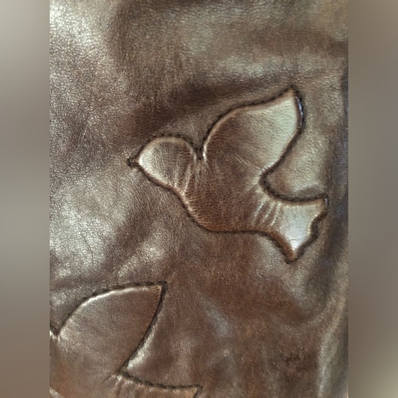 Waggon Paris  Boho Luxury 100% Fox Fur Leather Gillette Vest EU Sz 38 - Picture 7 of 11